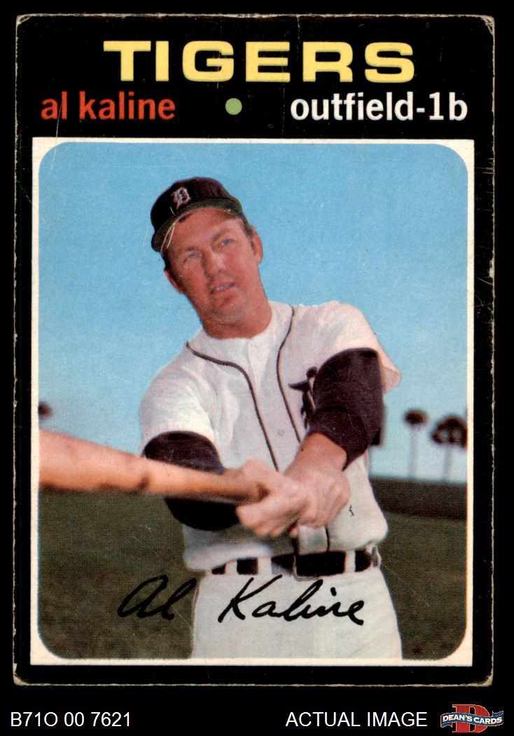 Al Kaline #180 (Baseball Cards 1971 O Pee Chee) — is it worth grading?