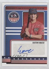 2023 Panini USA Baseball Stars & Stripes Easton Masse (Blue Ink) Auto pi4