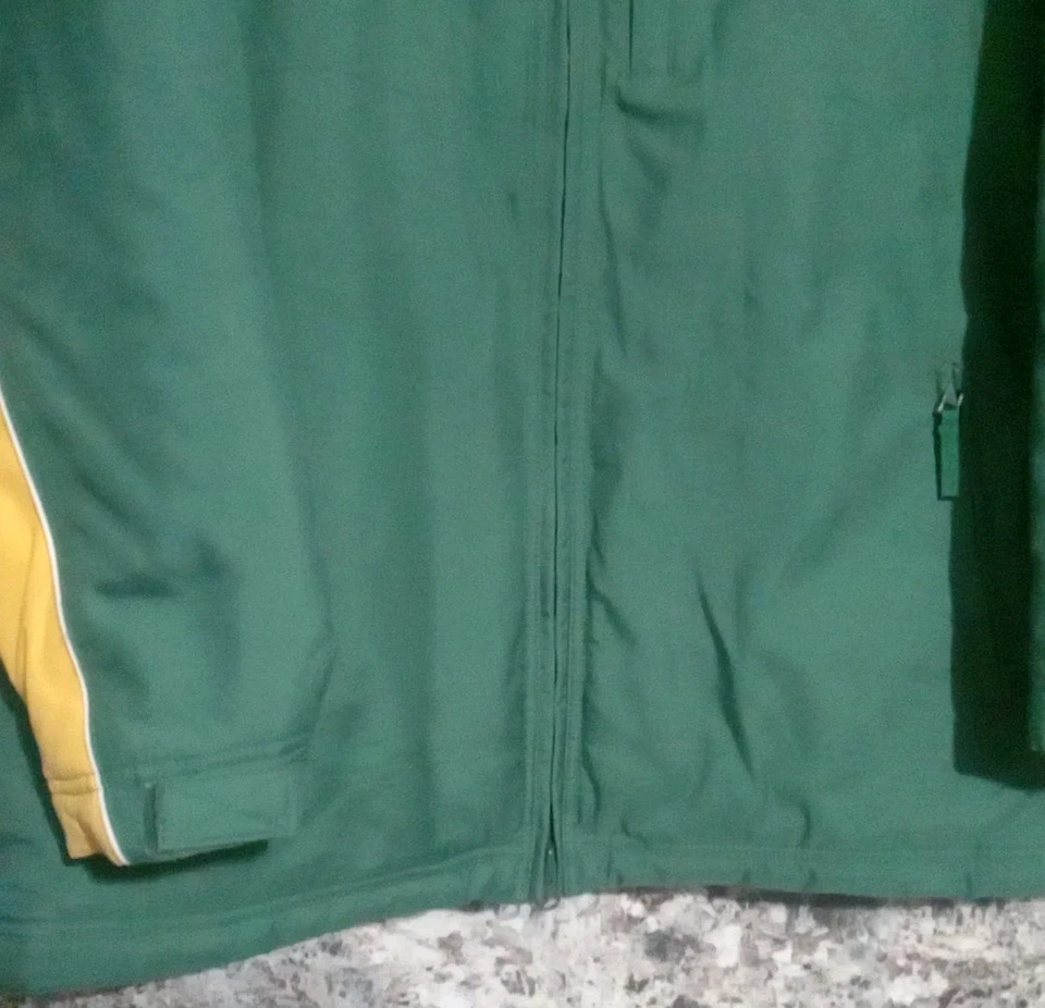 Abrigo/chaqueta Green Bay Packers Reebok equipo NFL ropa sobre el campo, verde, talla XL Foto 4 de 4