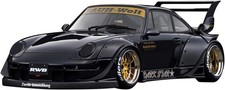 TK.Company ignition model 1/18 RWB 993 IG3625 Black Car New