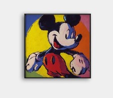 Mickey Mouse Framed 24x24 Giclée Art Print Ltd 1/25 Signed COA Rombley V43