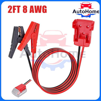 #ad #ad For Milwaukee M18 Power Battery Jumper Starter Jump Kit 8 AWG Auto Booster Cable $12.31