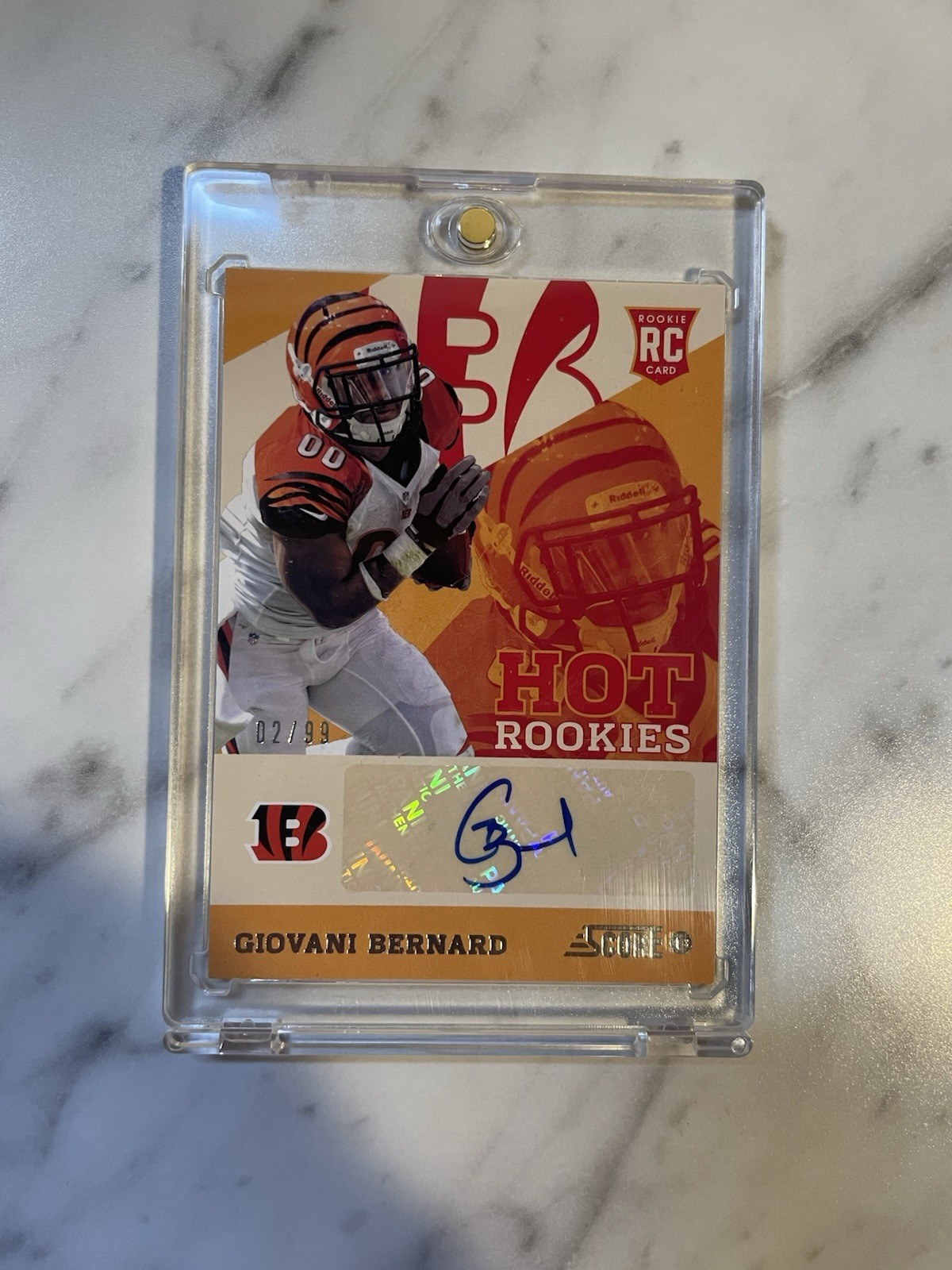 Giovani Bernard Panini Score Hot Rookies #13 Autograph