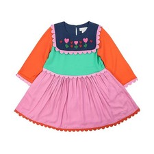 Stella McCartney Kids Color Block Flare Dress 999 127022089