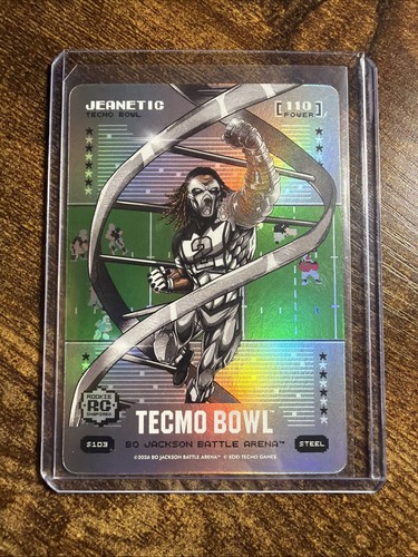 ASHTON JEANTY JEANETIC Battlefoil Steel Bo Jackson Tecmo Bowl 2026 RC Inspired