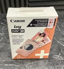 Canon IVY Cliq+2 Instant Camera Printer rose gold 4519C001 💚❤️💚❤️ BRAND NEW