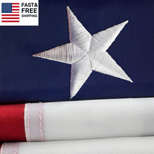 American Flag, 3X5 American Flag Outdoor Heavy Duty, Embroidered Stars, Allegian