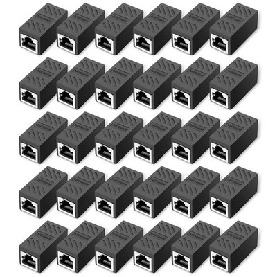 Ethernet Cable Extender Adapter Female to Female 30 PCS RJ45