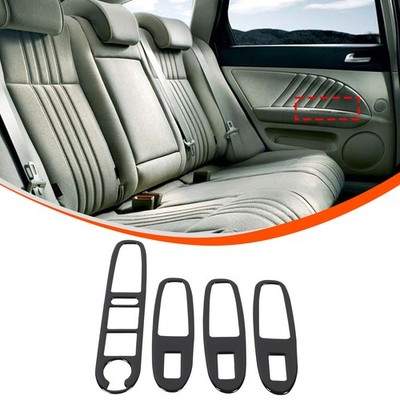 PVC Gloss Black Window Lift Switch Panel Cover For Alfa Romeo 159 Brera Spider