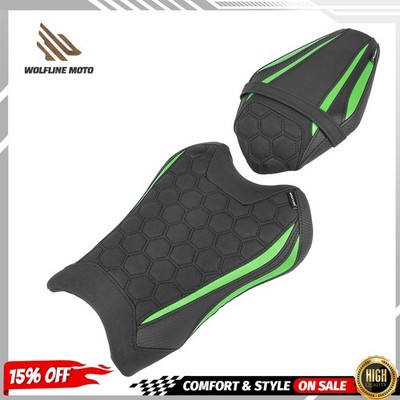 WOLFLINE Rider & Passenger Seat Set for Kawasaki Ninja ZX-10R ZX-10RR 2021-2026