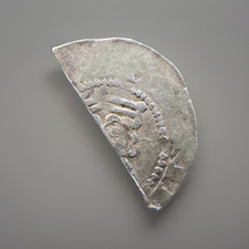 Henry III Holy Roman Emperor 1046-56 Cut Silver Halfpenny Coin