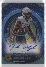 2022 Bowman Inception University Blue Foil 66/99 Josh Whyle #BIA-JWE Auto 1by6