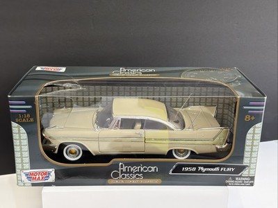 Motor Max 1958 Plymouth Fury American Classics Collection Diecast  1:18 **Read**