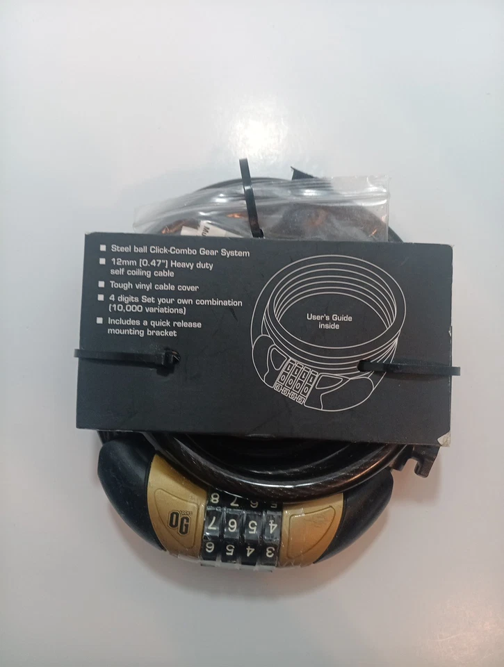 全新 OnGuard 8031 Doberman 组合线圈电缆锁 6' x 0.47 — 第 2/4 张图片