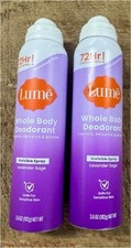 2 PACK  Lume Women's Invisible Spray Deodorant - Lavender Sage SEE DETAILS
