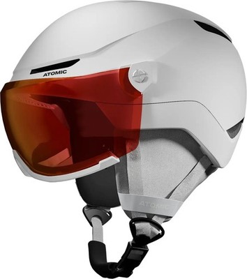 Atomic Revent Visor Jr Kid's Snow Helmet, White Heather, X-Small