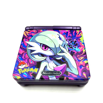 Nintendo Gameboy Advance SP  AGS 101 IPS V5 LCD Bildschirm Gardevoir  1050mAh