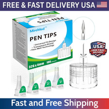 MireMed Pen Tips 32G x 4mm 5/32" , 100 Count