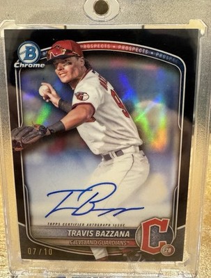 2025 Bowman - Chrome Prospect Autographs Travis Bazzana #CPA-TB black  7/10 