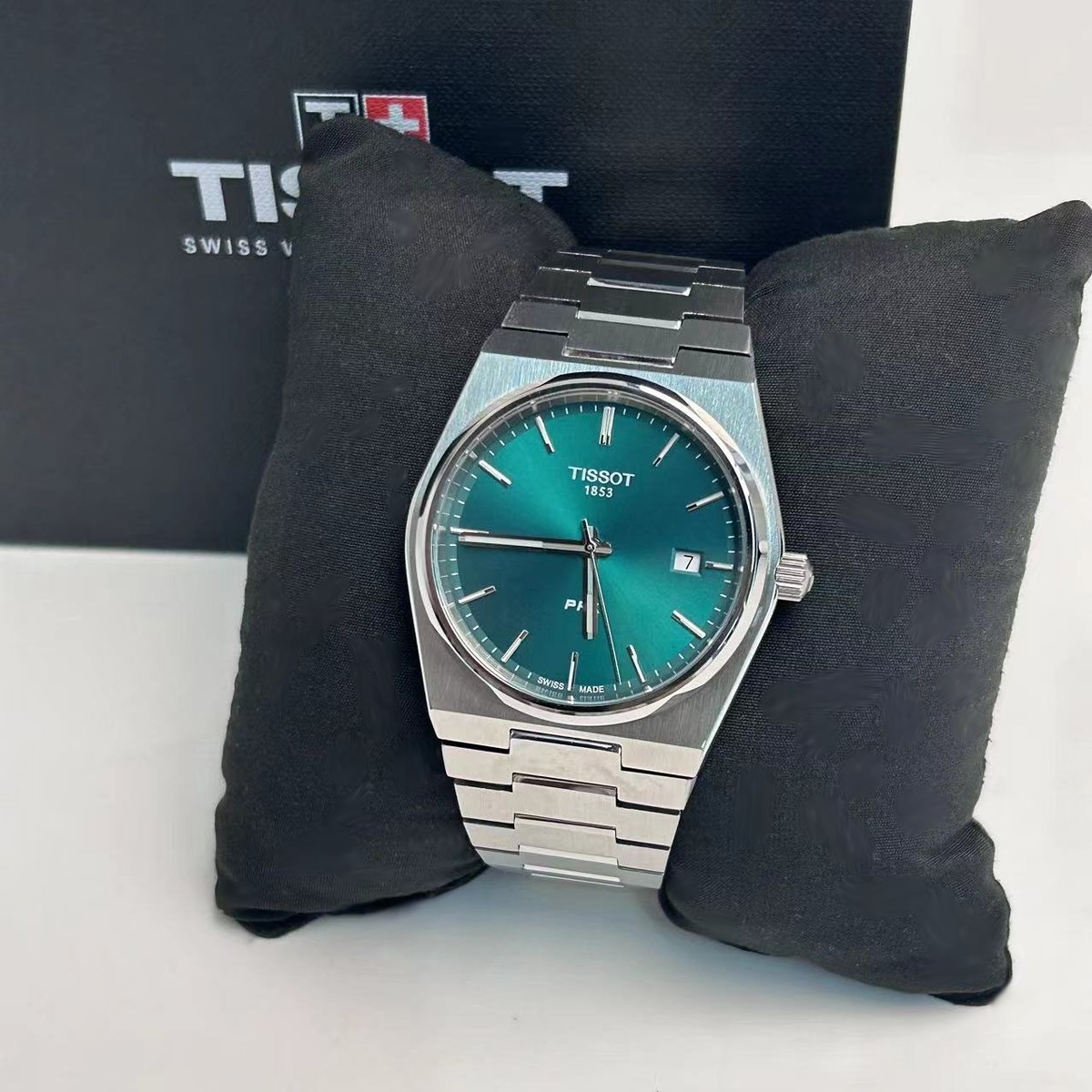 Tissot PRX Green Dial Men's Quartz Watch Stainless steel
