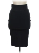 La Bijou Women Black Casual Skirt M