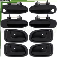 For 1993-1997 Toyota Corolla 8 Pcs Left Right Exterior Interior Door Handles For 1993-1997 Toyota Corolla 8 Pcs Left Right Exterior Interior Door Handles