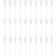 30Pcs Soap Dispensers Top Replacement, Bottle Pump for 28/410 Size, White