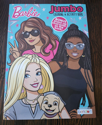 Barbie Jumbo Coloring & Activity Book Stand up Character