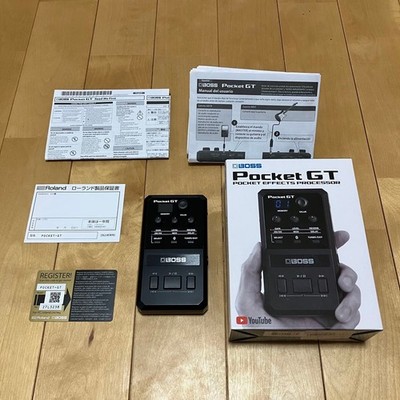 BOSS Pocket GT Multi Effects Processor Guitar Headphone Amplifier Tested