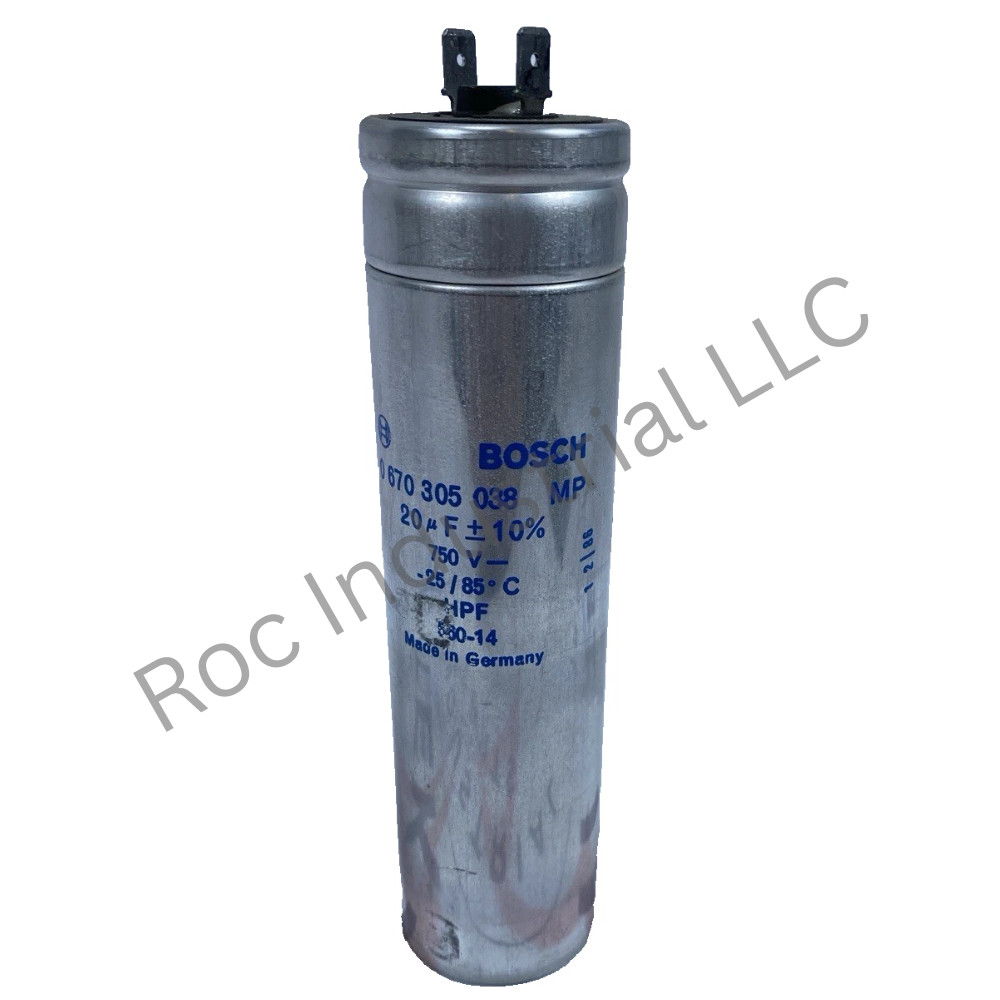 Bosch 0 670 305 038 Industrial Metallized Paper Capacitor Module 750 Volt DC