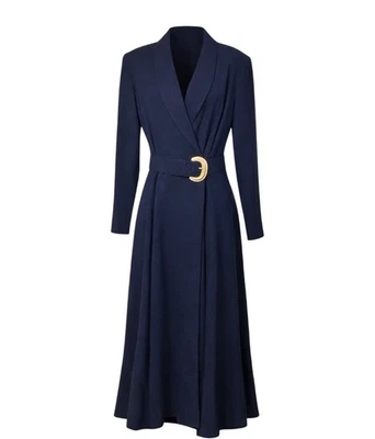 long sleeve semi formal wedding guest dress A-Line Sleeves Lotus Leaf Midi Lace 01/13/26 Women's V-Neck Midi Dress Color:Ink_Blue this dress offers a