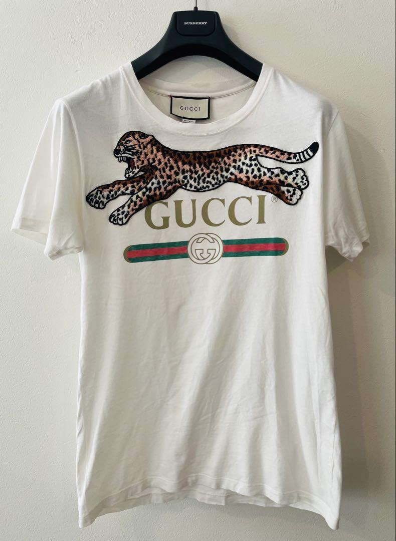 Gucci Vintage Logo Cotton T-Shirt Retro Streetwear Style  