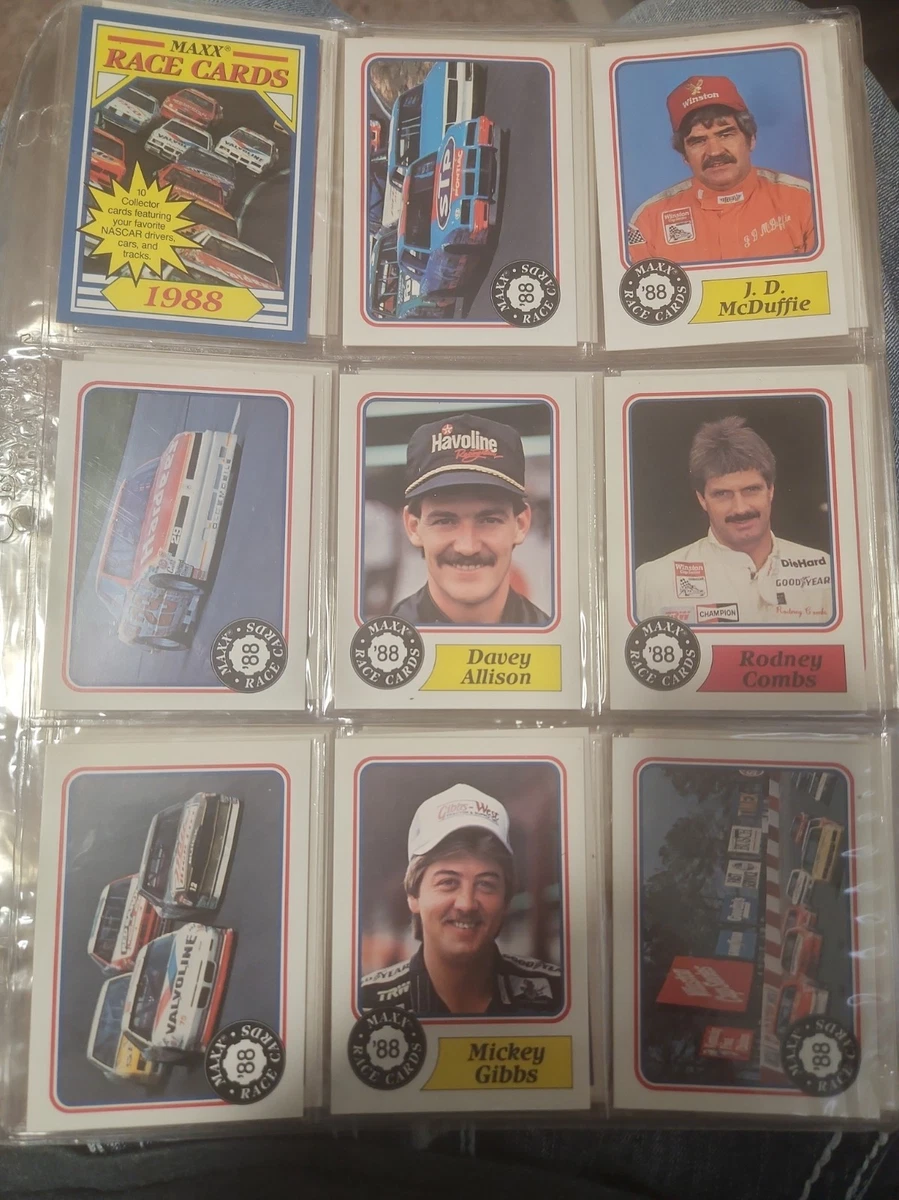 1988 maxx race cards first annual edition 1988 Maxx Race Cards for sale