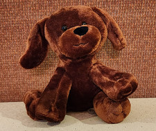 Animal Adventure Puppy Dog Plush 8 Inch Stuffed Animal Dark Brown 2016