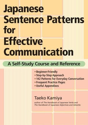 Japanese Sentence Patterns for Effective Communication:   | Kamiya, Taeko | Buch