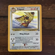 Vintage Pokemon TCG Pidgeot Jungle 8/64 Holo Rare Unlimited Eng 1999 WOTC