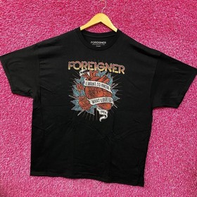 Foreigner Agent Provocateur I Wanna Know What Love Is T-Shirt  2XL