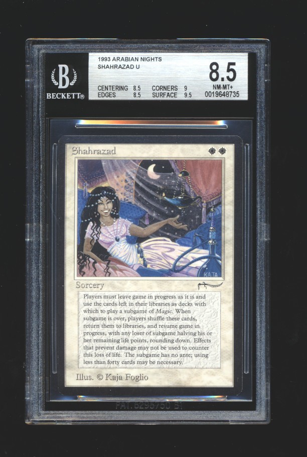 Shahrazad - Arabian Nights - BGS Graded 8.5 MTG Magic the