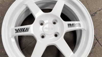 NEW 16x7 ET40 AOW TE37 OG WHITE 4x100 (4 Wheel) Fit HONDA Civic