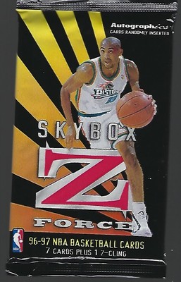 1996-97 SKYBOX Z FORCE SEALED PACK POSSIBLE KOBE BRYANT ROOKIE RC QTY