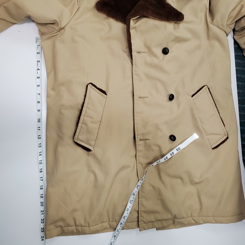 CalCraft Men Big~Tall Working DoubleBreasted Sz XL 44 Fuzzy SherpaLined Jacket - Picture 9 of 12