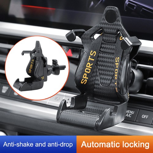 Universal Rotate Car Mount Holder Stand Air Vent Cradle For Mobile Cell Phone - Picture 2 of 23