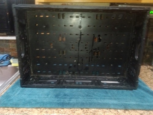 Black Foldable/Collaspable Crates SS # 5 23 x 15 x 5 - Picture 2 of 6