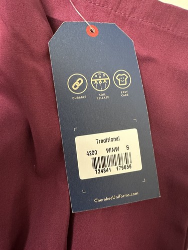 Neu Cherokee traditionelle elastische Damenhose Gewinner burgundisch S klein - Bild 3 von 10