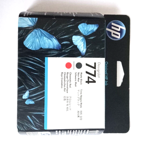HP 774 Matowa czerń i CYJAN 0R GŁOWICE DRUKUJĄCE P2V07A - Zdjęcie 3 z 9