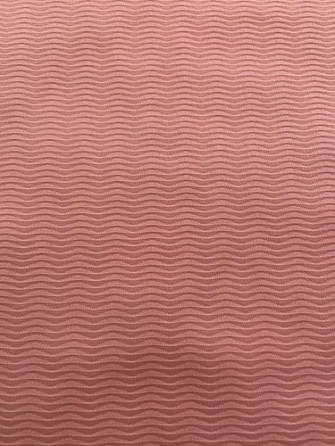 Rosa lachsfarben strukturierter gewellter Baumwollstoff - 1 YARD STÜCK - Bild 1 von 5