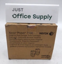 Genuine Xerox Phaser 7100 106R02603 MG.  Dual P. Toner Cartridge F.Shipping D