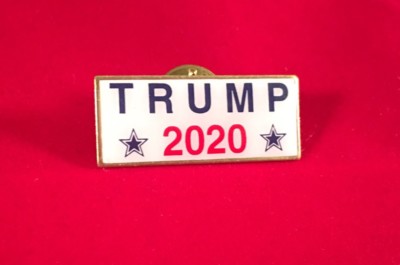 Trump 2020 MADE IN USA President DONALD J TRUMP Patriotic Lapel Pin Set Of 3