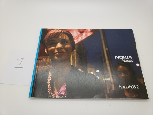 New/Old Stock Rare English NOKIA N95 8GB Mobile Phone User Manual Guide UK3POST