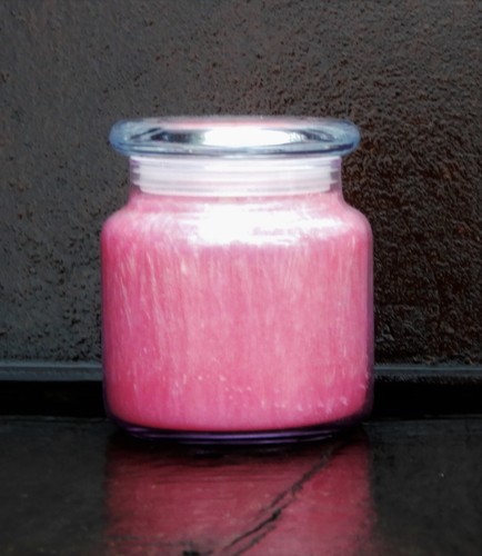 100hr VANILLA COCONUT CREAM Scent Crackling Wood Wick GLASS JAR CANDLE + SNUFFER - Picture 3 of 24